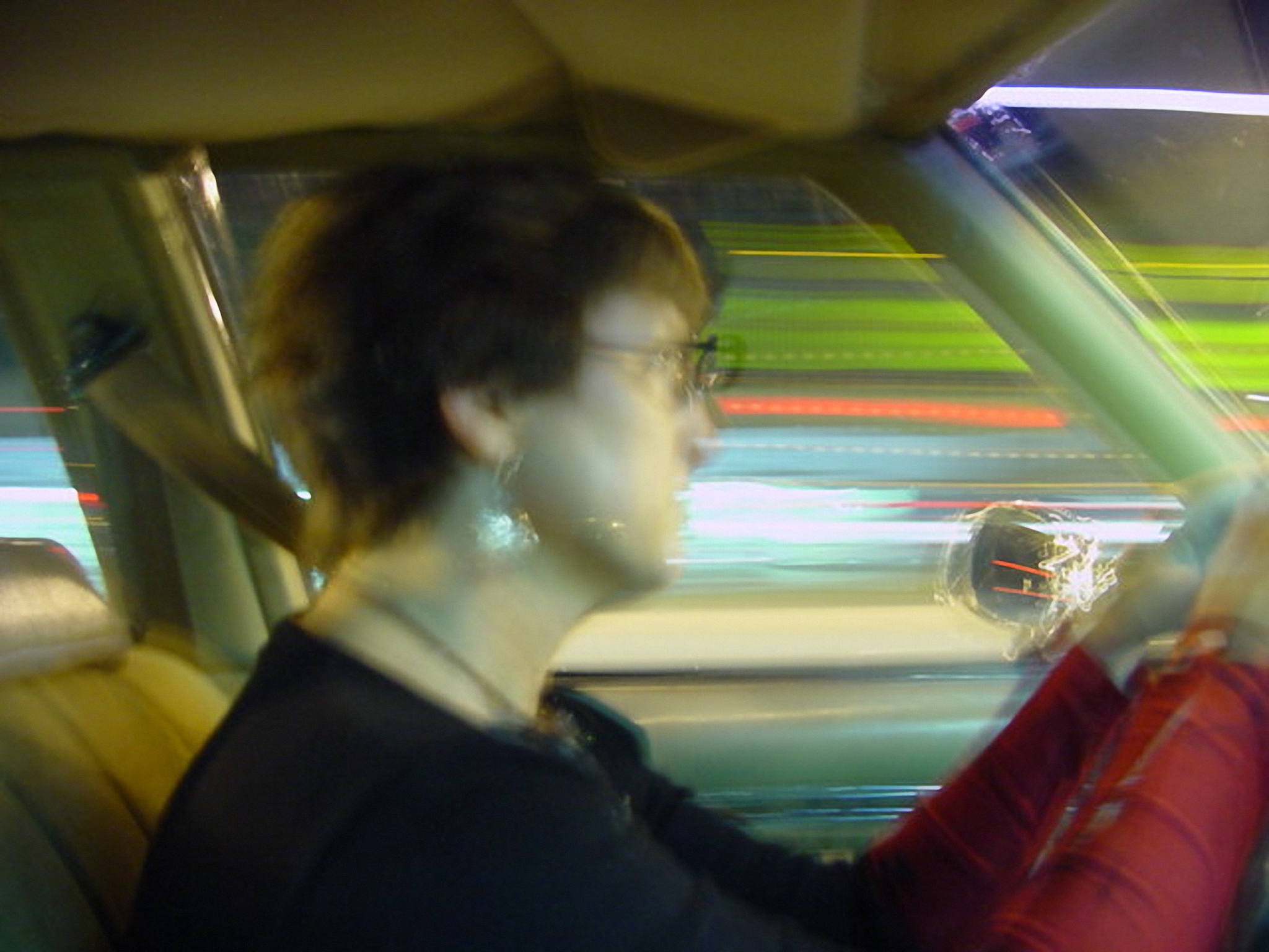 Blurry portrait reference photo with motion blur that hides facial detail